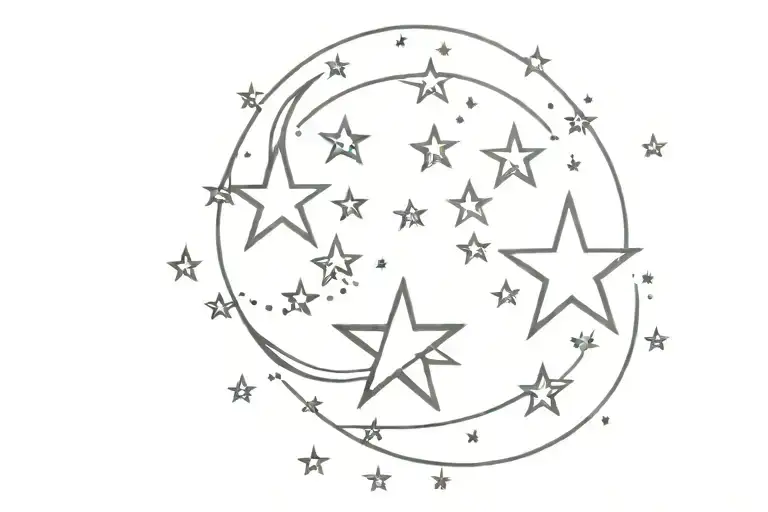 Stars And Moon