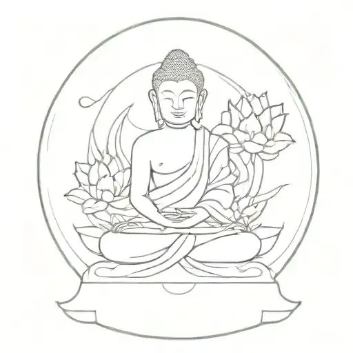 Buddhist With Interweaving Of