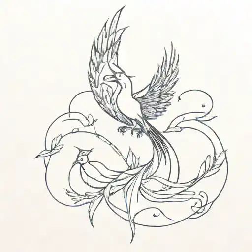 Phoenix And Symbols