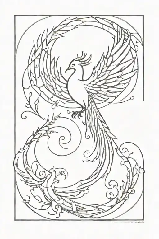 Phoenix And Symbols