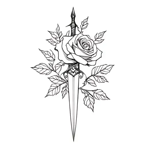 Dagger And Roses