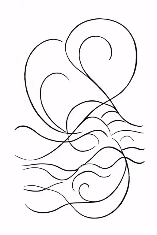 Unconditional Love Combined With Waves