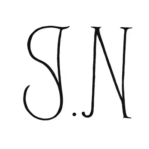 S J N Letter Together