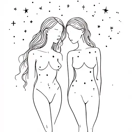 Crazy Cosmic Twin Human Sisters
