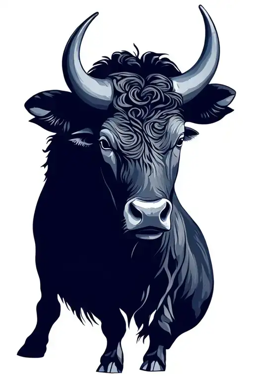 Standing Buffalo Outline