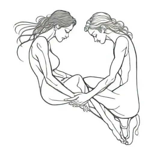 Fade Into You Bodies Intertwined In Two