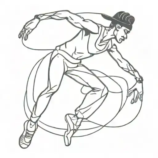 Hiphop Dancer Performing