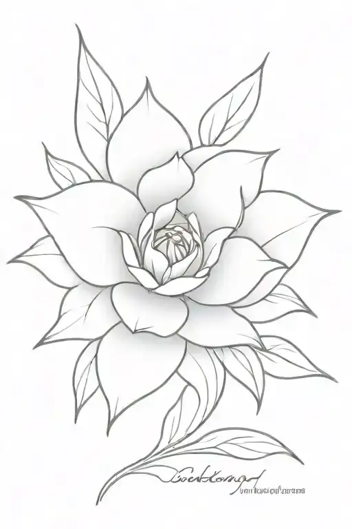 Flower With The Name
