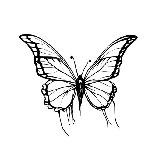 Butterfly With Point And Coma And Jellyfish