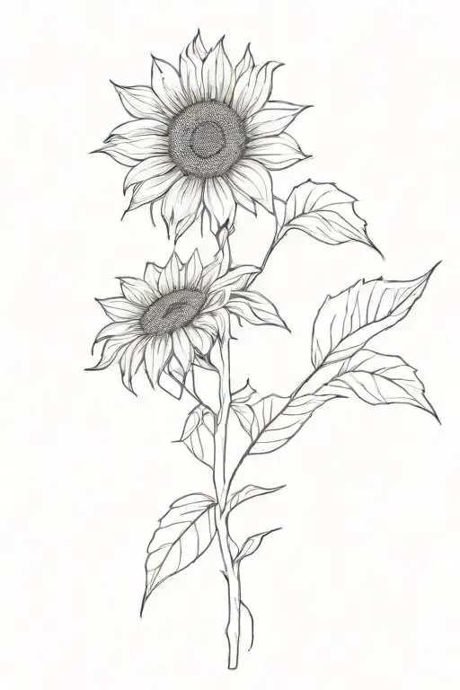 Sunflower Blooming