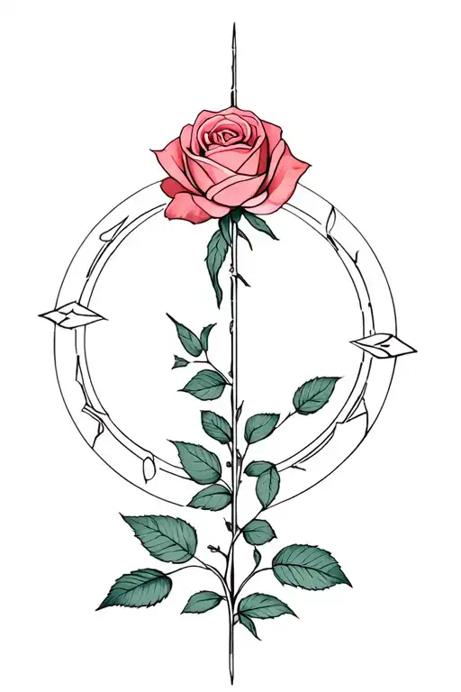 Sagittarius And A Rose