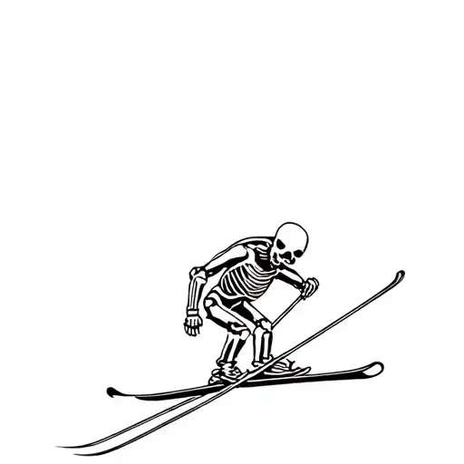 Skeleton Skiing