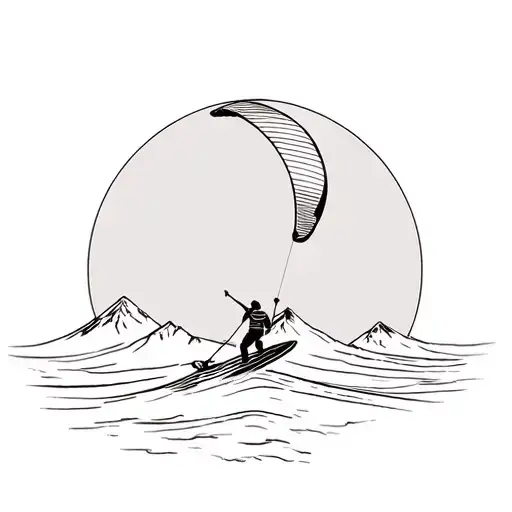 Oceans Wind Mountain Snow Kitesurf