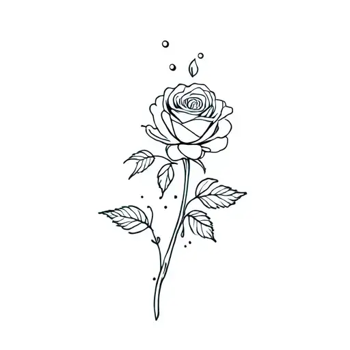 Water And Rose
