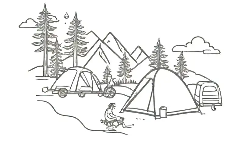 Camping Scene