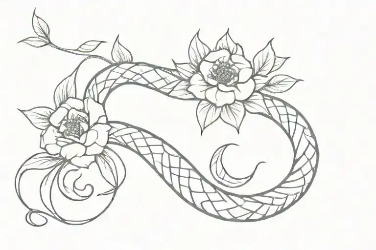Floral Serpent Wrapped