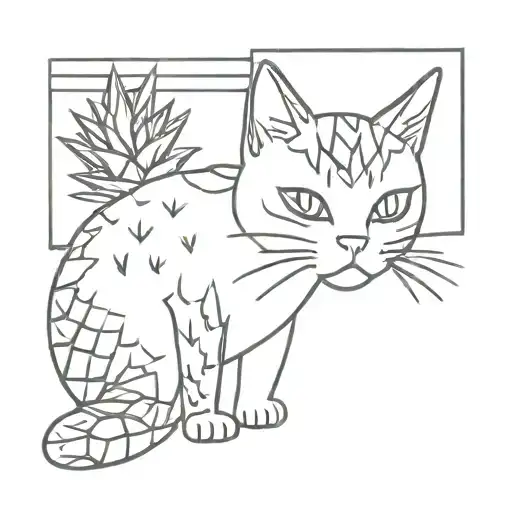 Cat Pineapple Toothbrush