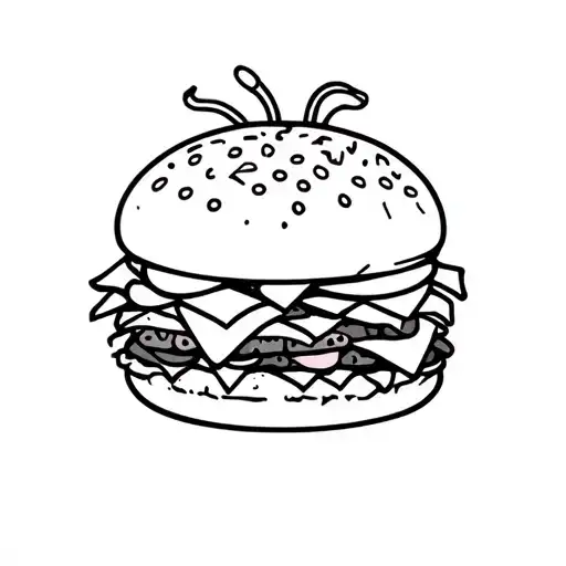 Logistics Of Food Items Like Burger