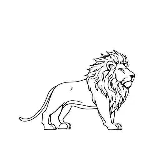 Lion Standing Tall