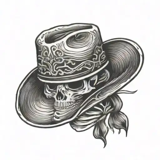 Skeleton Cowboy Hat