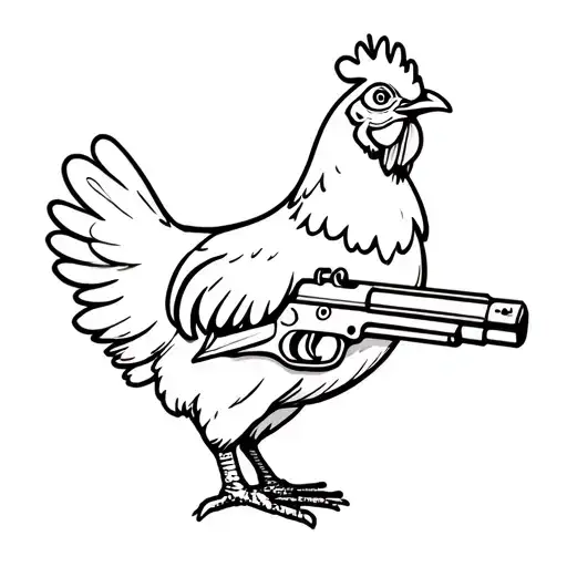 Chicken With A Gun