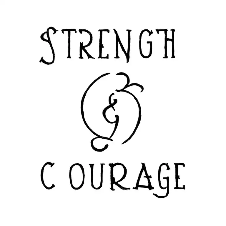 Strength And Courage
