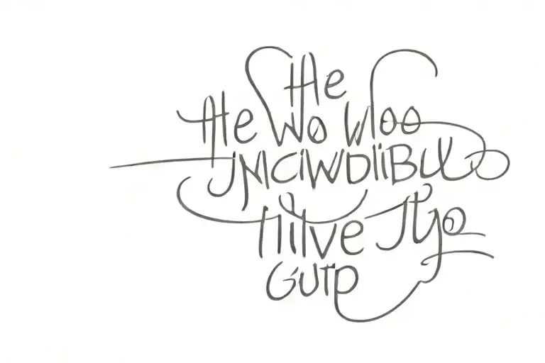 He Who Does Not Give Up Is Invincible