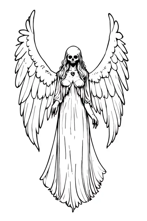 Angel Of Death Grungy Goth Scary Pretty