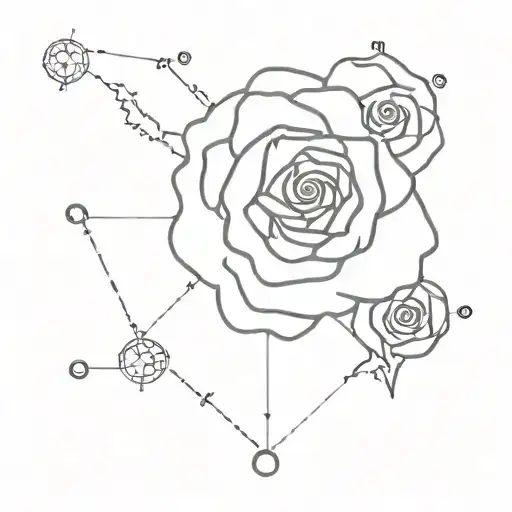 Compas Rose Nautical Map