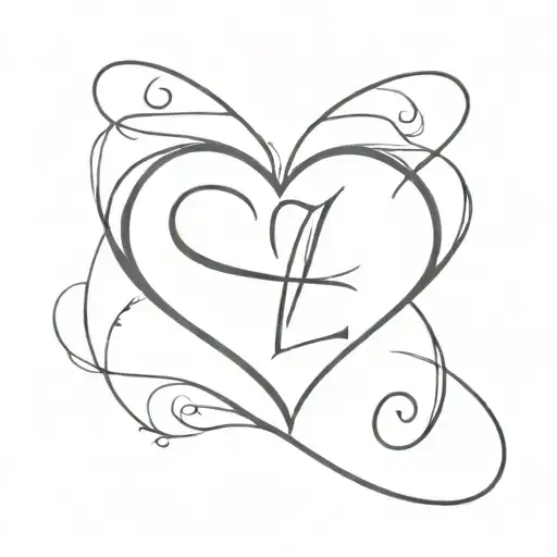 Capital E Heart
