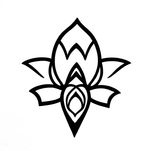Unalome Symbol Lotus 69