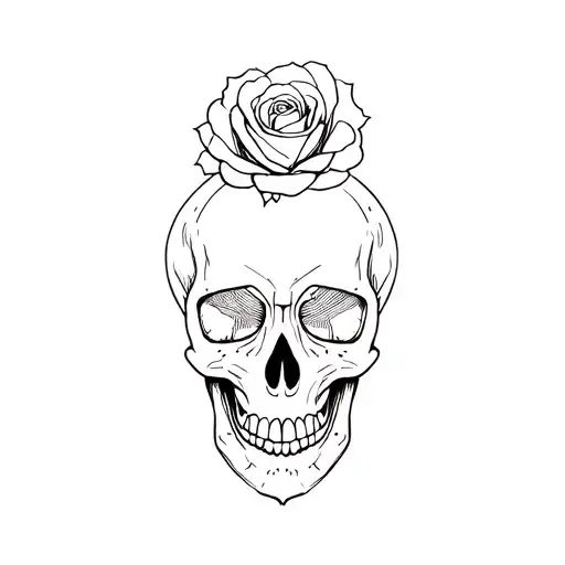 Skull And Roses