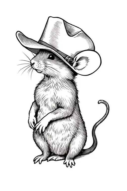A Mouse In A Cowboy Hat