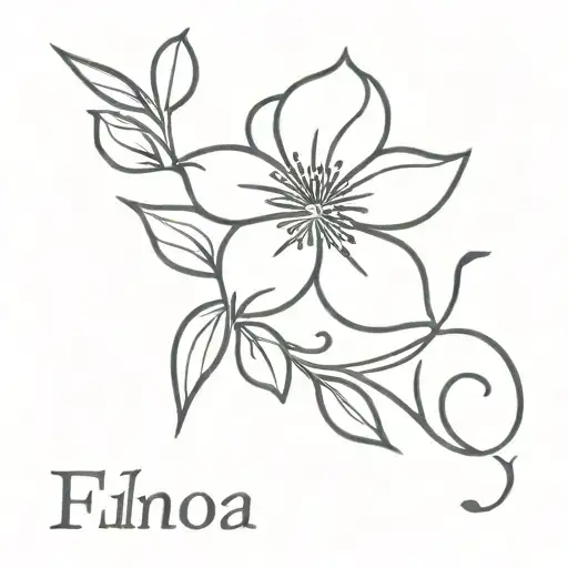 Flower With Name