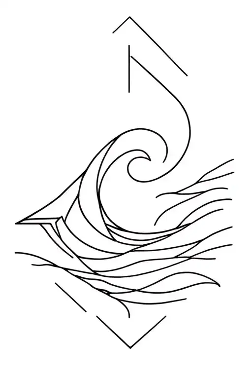 Geometric Sea Wave