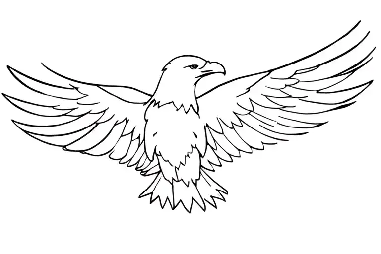 Eagle With Outstretched Wings