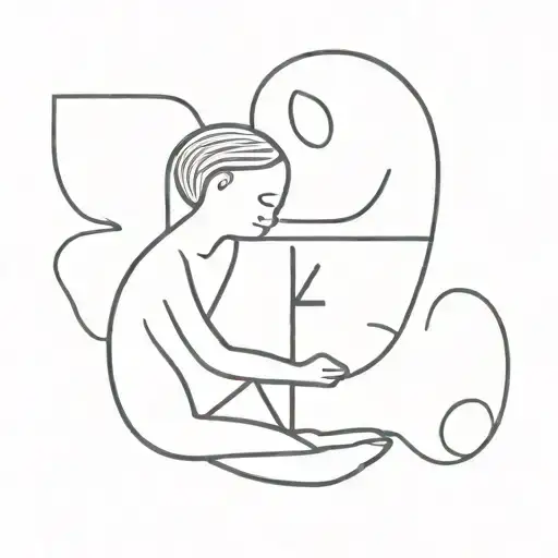 Brother And Sister With Letter L