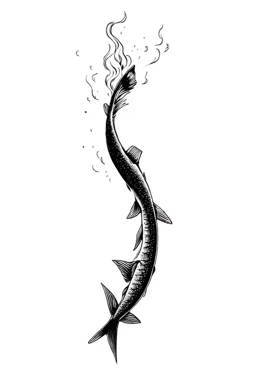 Firefighting And Salmon Swimming Upstream