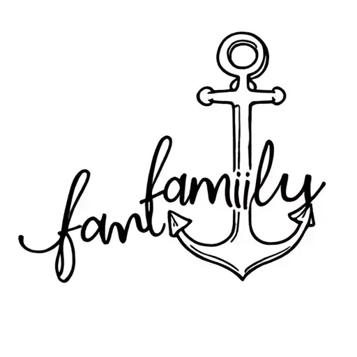 Anchor With The Word Family