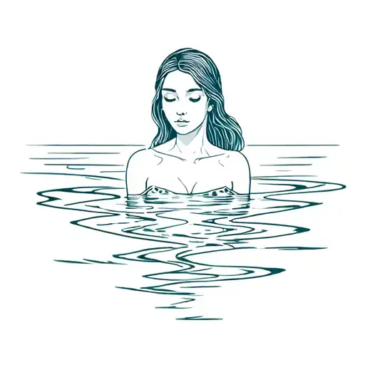 Woman In Water