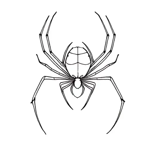 Spider Line Art