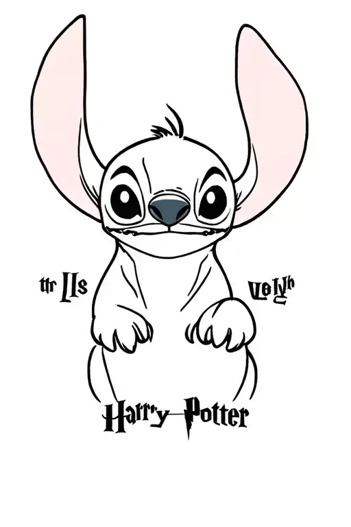 Stitch Harry Potter