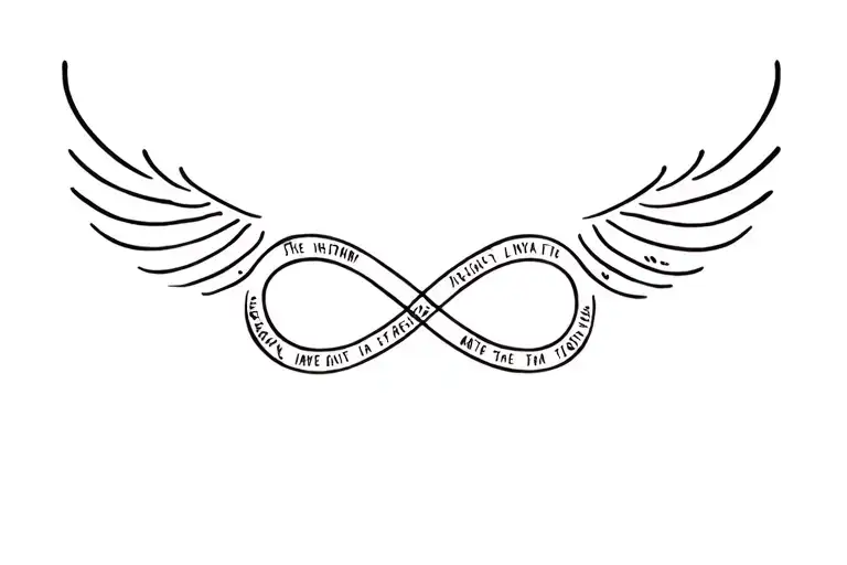 Phoenix Infinity Sign With Text