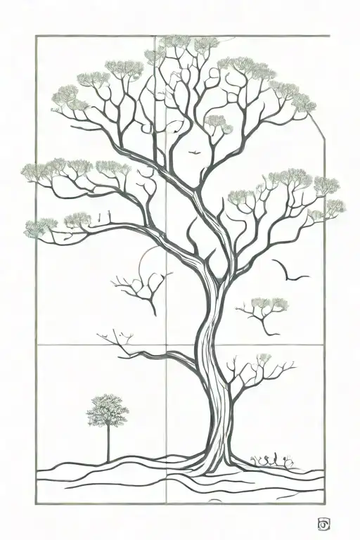 Tree Afrocentric Design Featuring