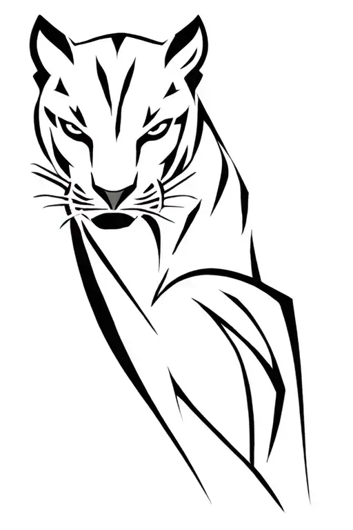 Aggressive Black Panther