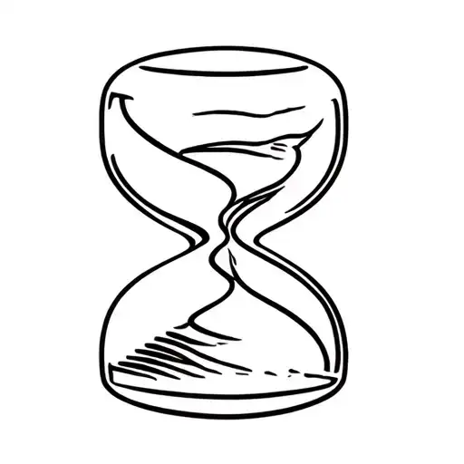 Hourglass Sand Running