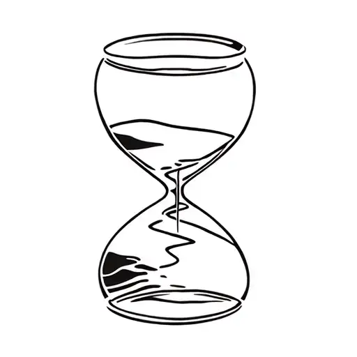 Hourglass Sand Running