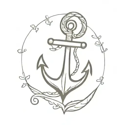 Anchor With Psalm 23 Verse