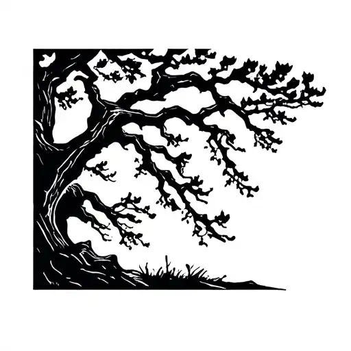 Tree Silhouette Winter