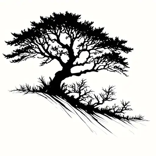 Tree Silhouette Winter